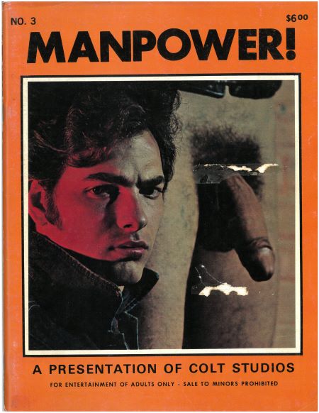 ManPower 3 Colt Studios, vintage gay adult magazine, Bijouworld.com